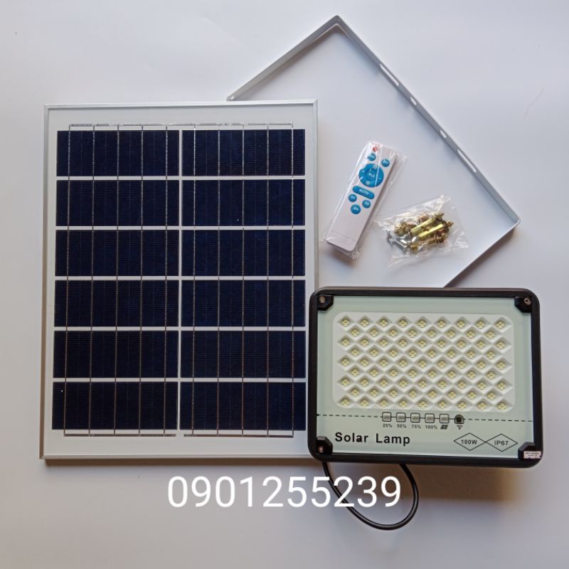 ĐÈN PHA NĂNG LƯỢNG MẶT TRỜI 300W 200W 100W CHỐNG CHÓI