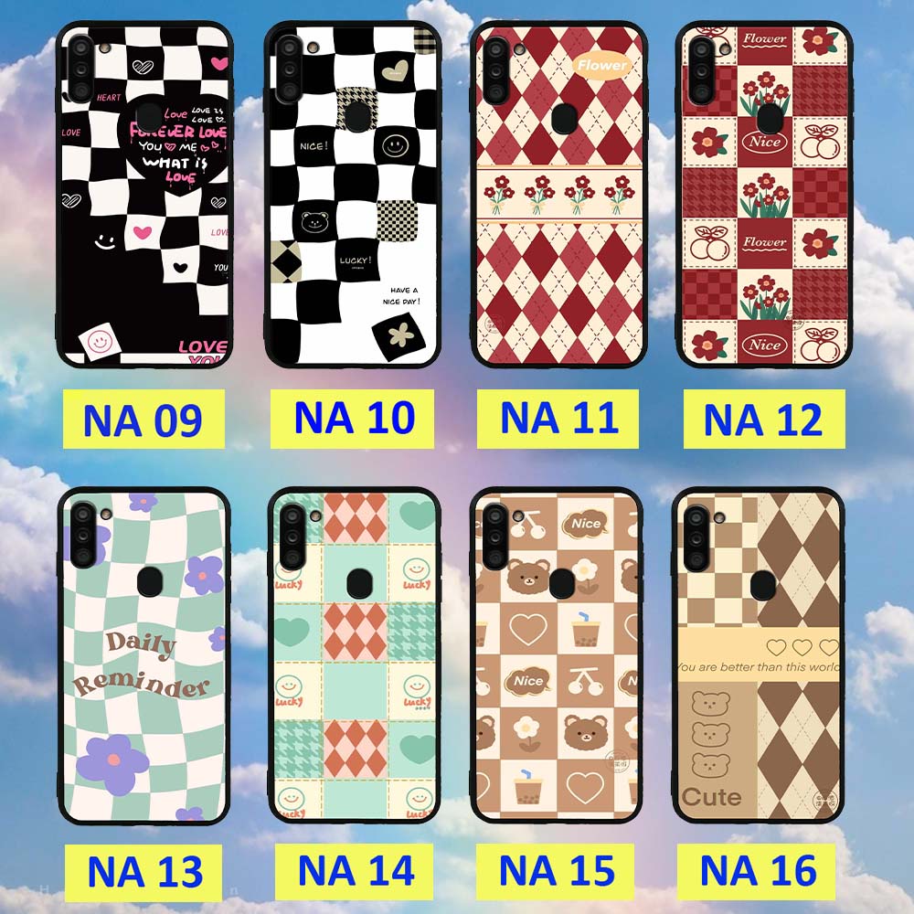 Ốp lưng Samsung A10s in hình caro good love cao cấp