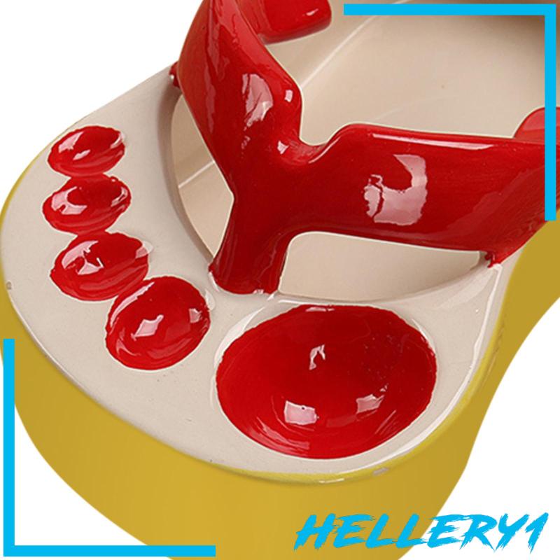 [Hellery1] Đĩa Sứ Hình Bàn Chân Chiên Khoai Tây Chiên Cho Nhà Bếp