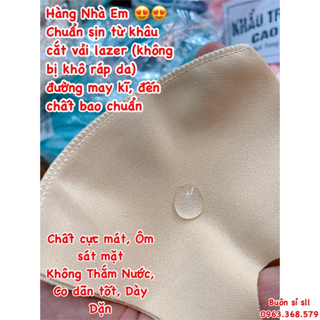 Khẩu trang vải 3D chống bụi Hàng Việt Nam chất lượng cao, có thể giặt và tái sử dụng nhiều lần | BigBuy360 - bigbuy360.vn