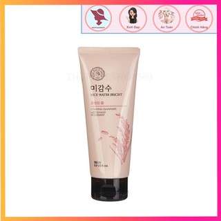 Sữa Rửa Mặt Làm Sáng Da THE FACE SHOP RICE WATER BRIGHT RICE BRAN FOAMING CLEANSER