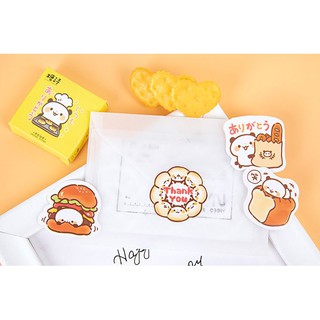 Bộ 46 Sticker Đầu Bếp Gấu E104