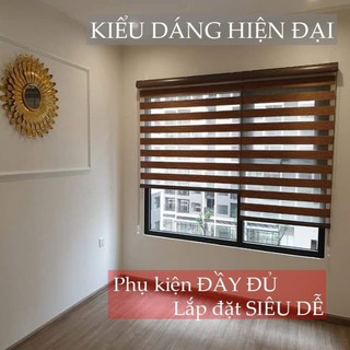 Rèm cuốn cầu vồng hàn quốc🔥(Cản Sáng 90%)🔥 (Hàng có sẵn, Nhận cắt kích thước khác)