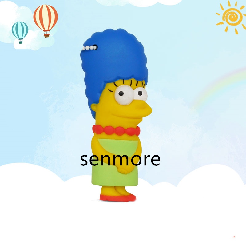 Usb 128G Có Đèn flash Họa Tiết Hoạt Hình Dễ Thương Cho Điện Thoại / Máy Tính