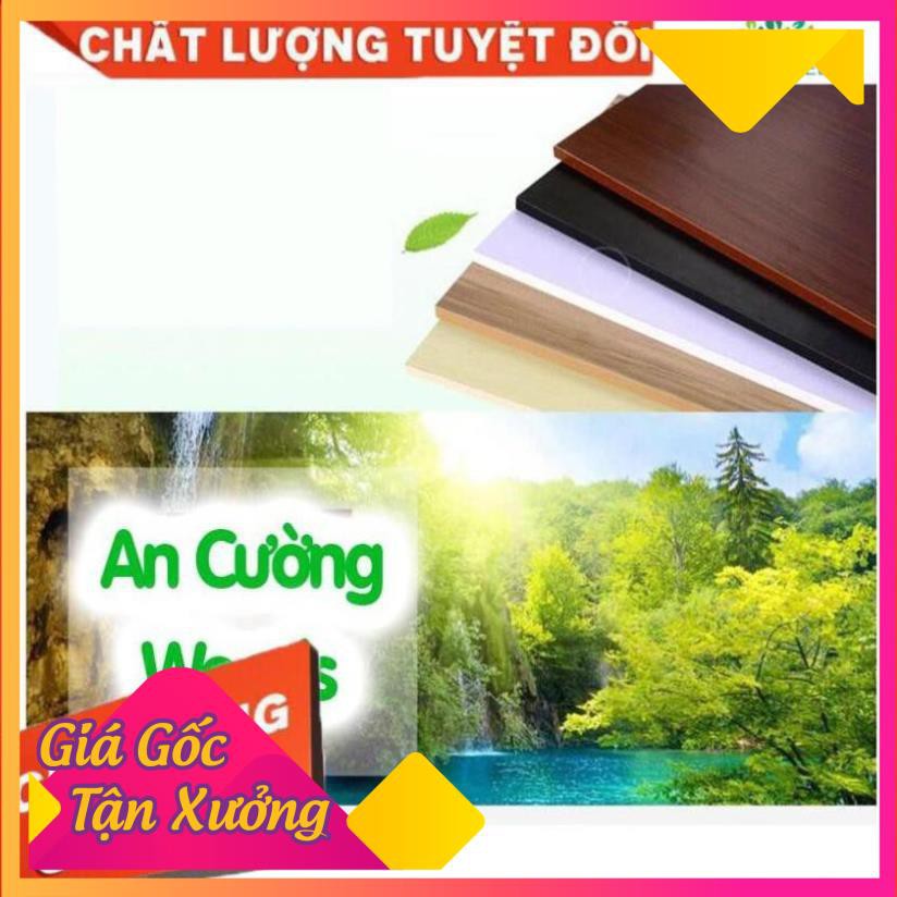 Kệ gỗ treo tường An Cường Melamine chống ẩm cao cấp -Bộ 03 đợt gỗ kèm nở và vít