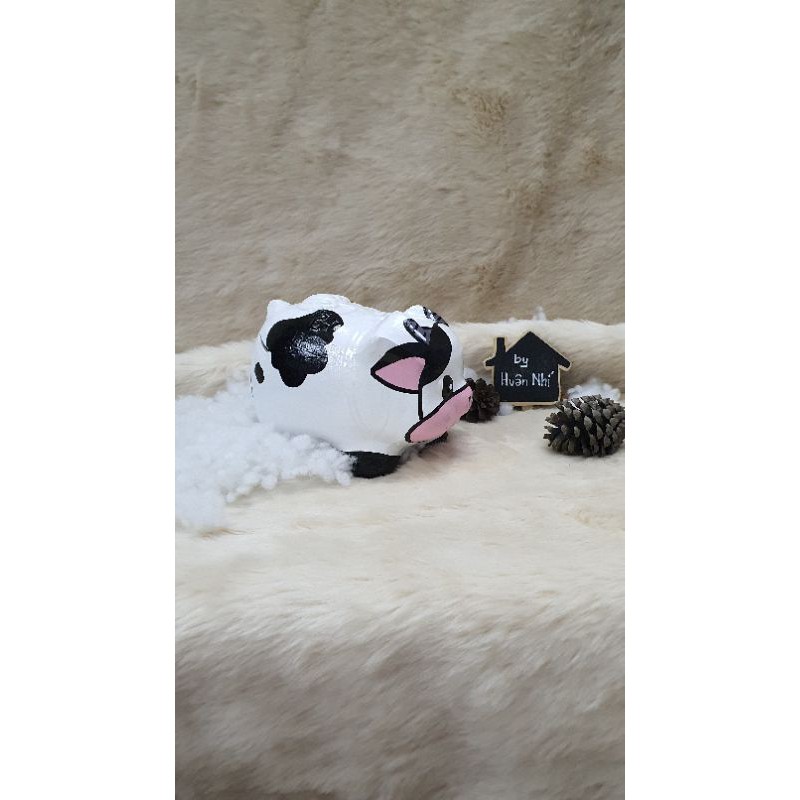 Heo đất handmade - bò sữa