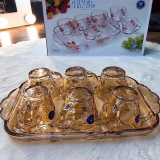 BỘ 6 CỐC PHA LÊ VÀNG