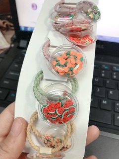 Dây buộc tóc dễ thương cho bé (bộ 2 chiếc)
