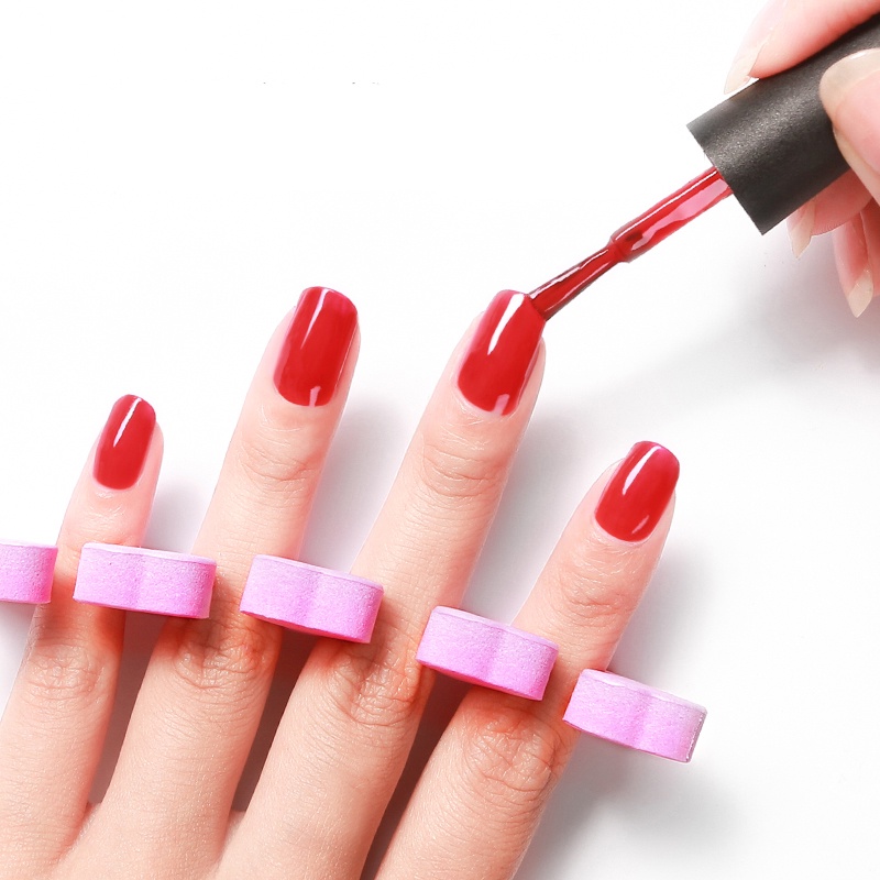 Set 2 Đệm Xốp Mềm Tách Ngón Chân / Phân Tách Móng Tay Nghệ Thuật