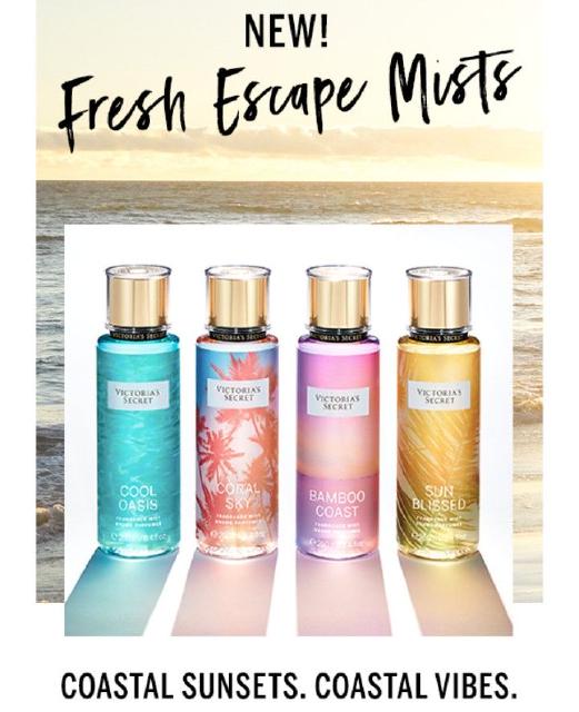 Xịt Thơm Toàn Thân Victoria's Secret Fresh Escape Body Mist