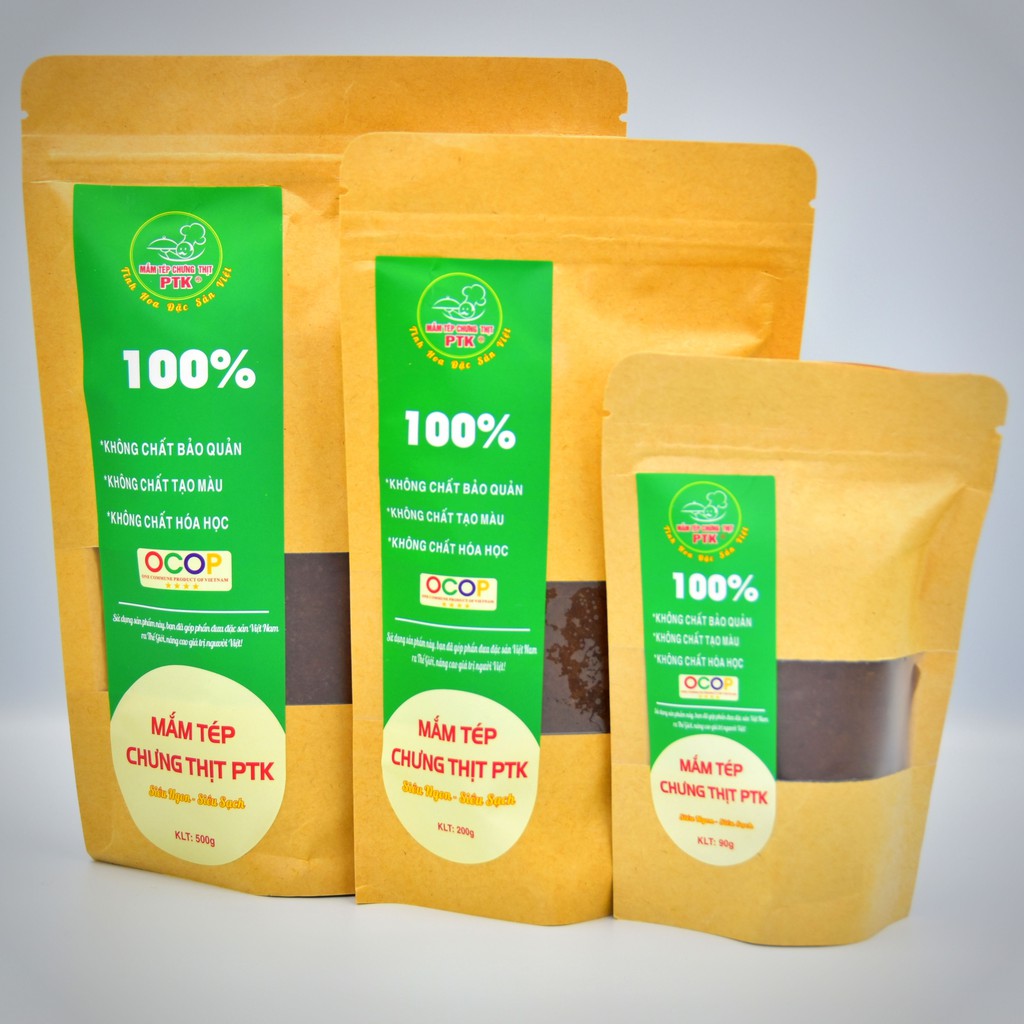 Mắm tép chưng thịt PTK túi kraft ⭐nguyên liệu tươi ngon_ thịt heo đạt chứng nhận VIETGAP⭐ | BigBuy360 - bigbuy360.vn