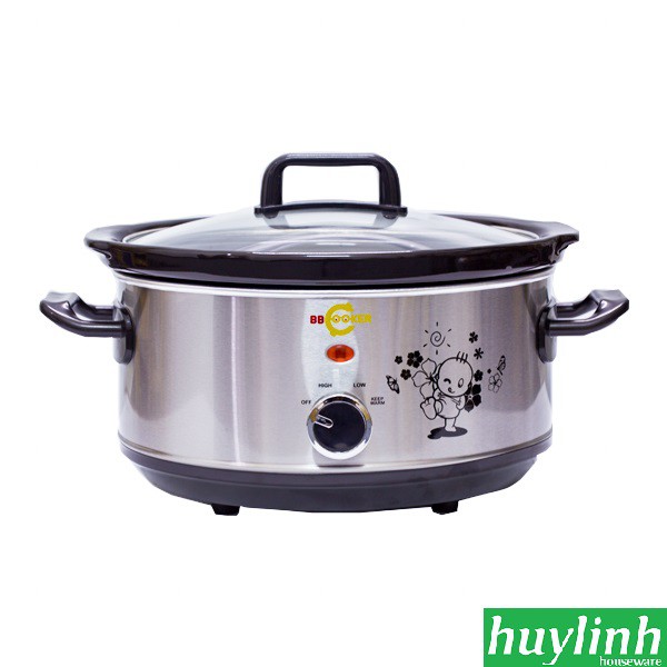 Freeship Nồi nấu cháo chậm Hàn Quốc 3.5 lít BBcooker BS35