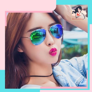 kính mát phi công nam nữ gọng kim loại tròng nhiều màu sang chảnh sale giá sốc K3026