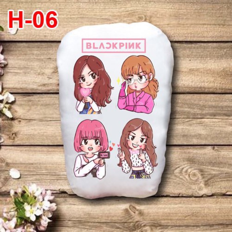 Gấu bông BLACKPINK 2 mặt ảnh/ Gối ôm KPOP Blackpink