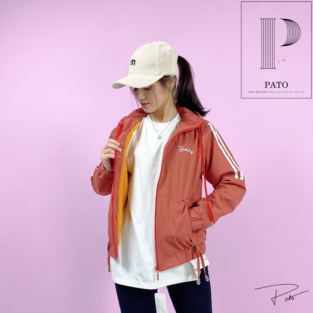 Áo khoác nữ gió dù 2 lớp chống nắng phối viền tay áo dễ thương (AG.N2) | BigBuy360 - bigbuy360.vn