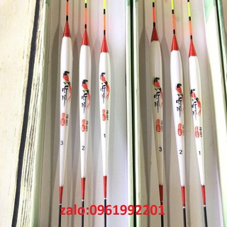 01 hộp 3 Phao con công Câu Đài Cao Cấp-Made in Taiwan