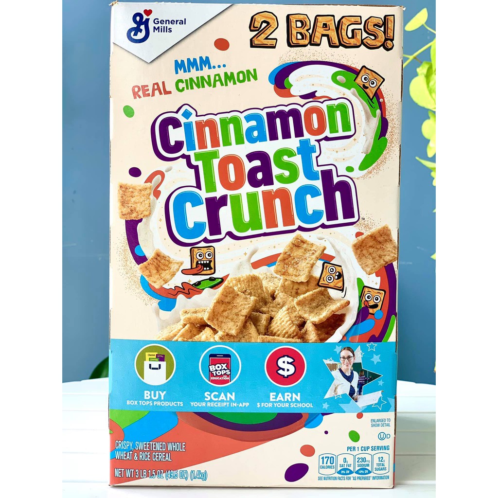 NGŨ CỐC VỊ QUẾ CINNAMON TOAST CRUNCH (1.4kg)