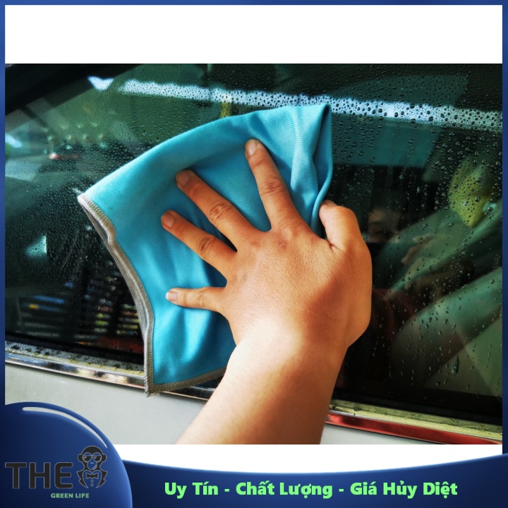 Khăn Lau Kính Chuyên Dụng Cho Xe Ô Tô, Lau Nhiêu Bề Mặt Kính Chất Liệu Giống Khăn SCGB 35x40 ---Uy Tín - Chất Lượn