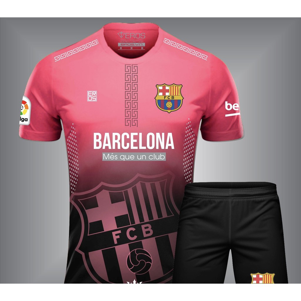 Áo Bóng Đá Đẹp  Áo Đấu BARCELONA Hồng 2021 ( Mẫu Thiết Kế Độc - Lạ )