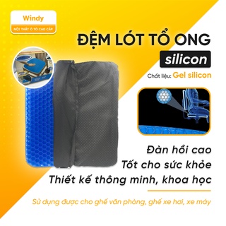 Đệm lót ghế 3D Gel Silicone Thoáng Khí, Đệm Cao Su 3D lót Ghế Ngồi Chống Mỏi, Đệm Lót Ghế Ngồi Silicon, Đệm Lót Hỗ Trợ