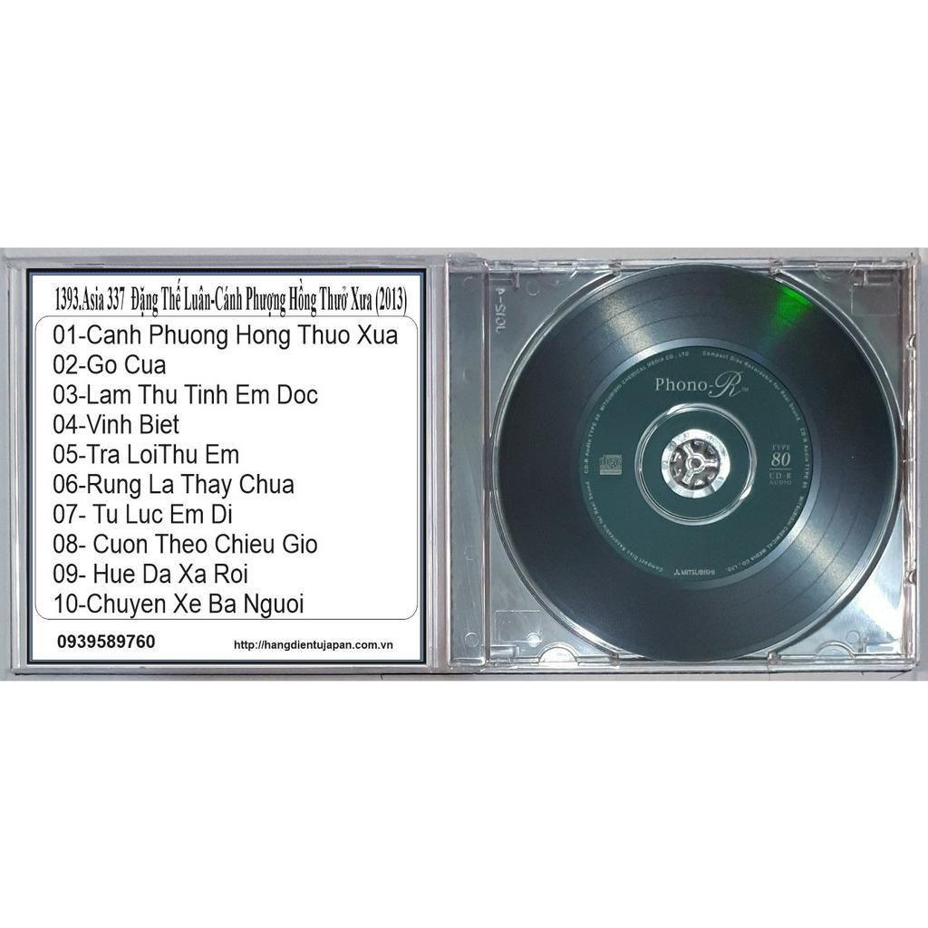 ĐĨA CD 1393.Asia 337  Đặng Thế Luân-Cánh Phượng Hồng Thưở Xưa (2013) chất lượng cao