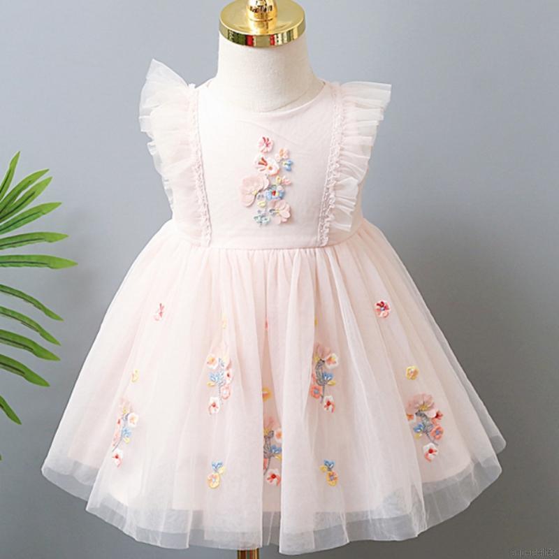 Đầm Xòe Công Chúa Xinh Xắn Cho Bé Gái 1-7 Tuổi