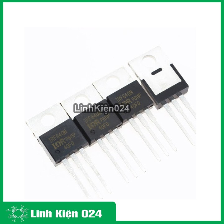 Sản phẩm mosfet IRF640N TO-220 dòng điện 18A điện áp 200V N-CH chân cắm 3P