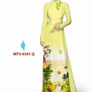 Vải áo dài in 3D