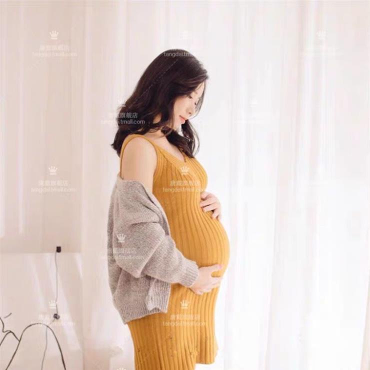 Áo khoác bầu cadigan len mỏng mix ngoài siêu xinh