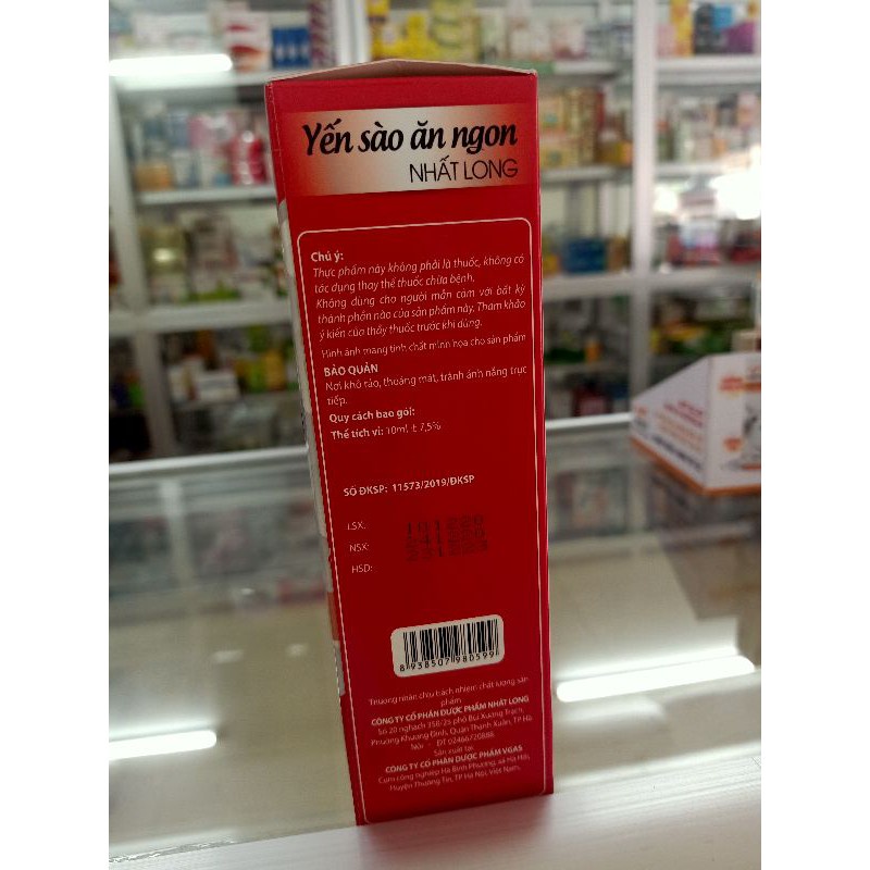 Yến Sào ăn ngon Nhất Long Hộp 20 ống