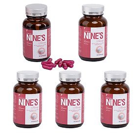 Nine's Beauty - Combo 5 hộp Nine's Beauty viên uống hỗ trợ điều trị nám tàn nhang, chống lão hóa, giảm nếp nhăn.