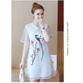 Đầm suông big size quảng châu D1064
