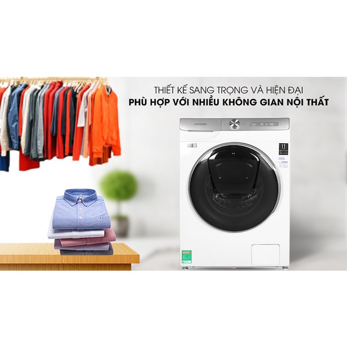 Máy giặt lồng ngang Samsung AI Inverter 9KG WW90TP54DSH/SV