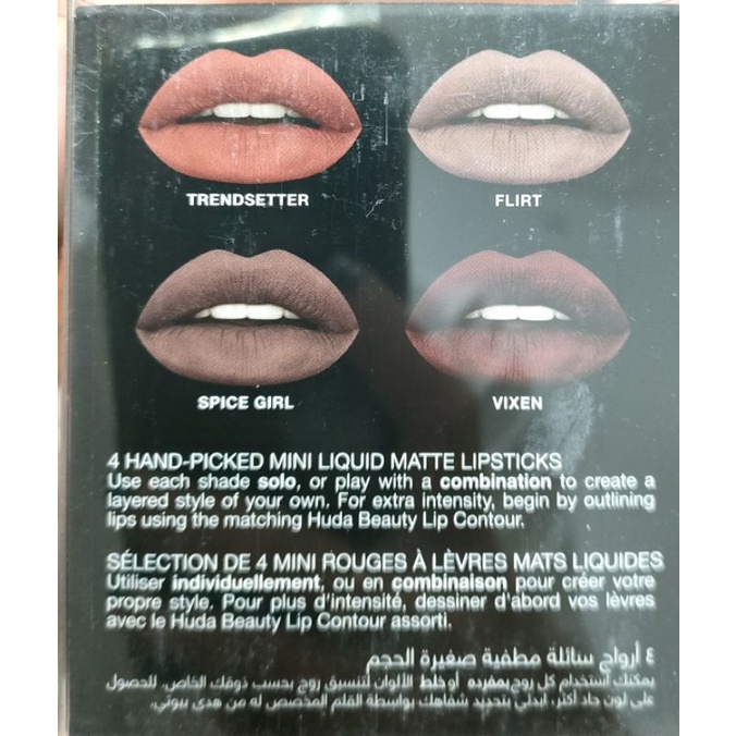 Set son Mini Huda Beauty xin xỉu 💋