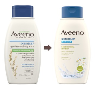Sữa tắm Aveeno Skin Relief Oat Body Wash with Chamomile Scent, 12 fl. oz