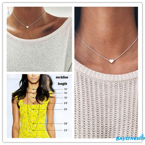 Dây chuyền mặt hình trái tim lãng mạn thời trang cho nữ