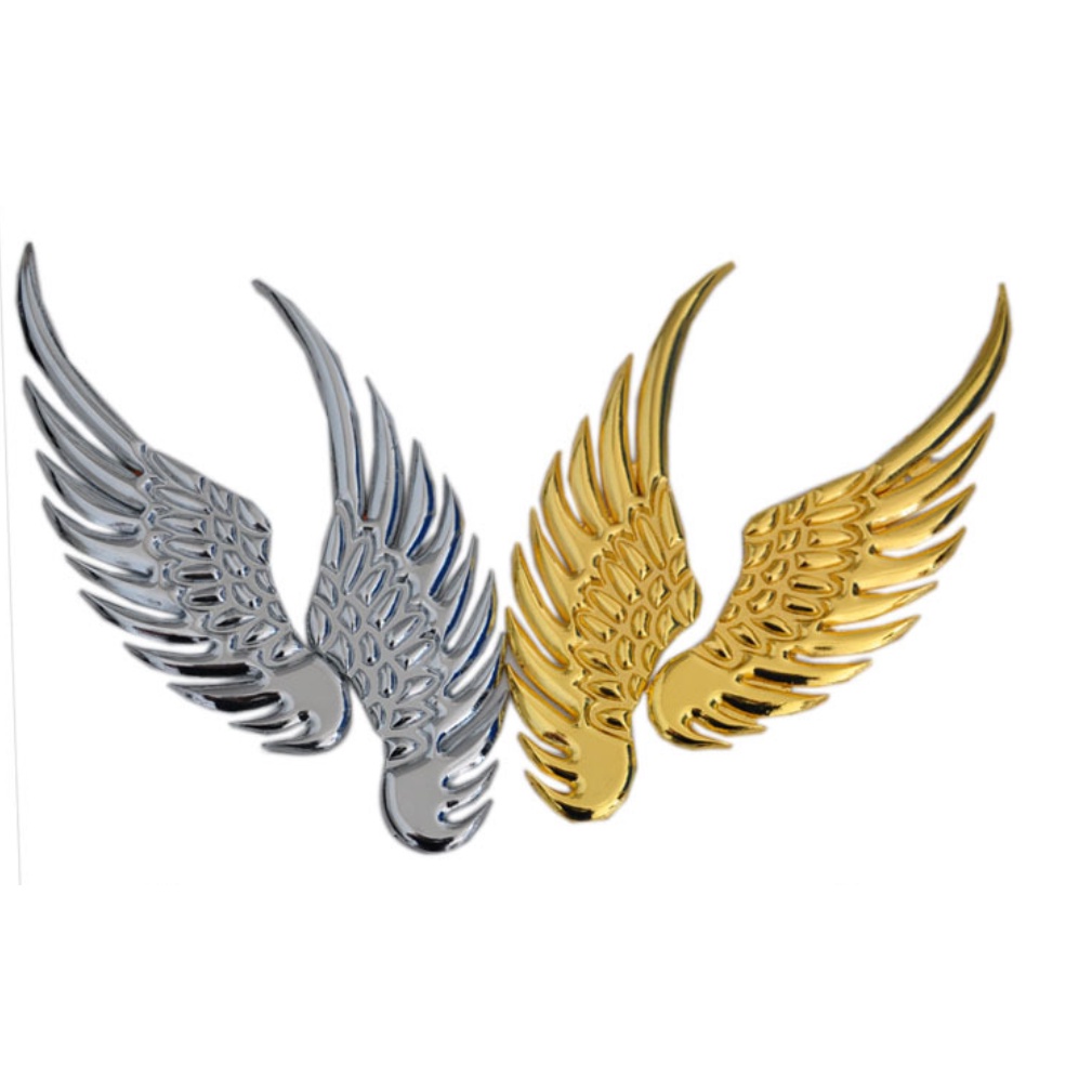 Cánh chim thiên thần Logo 3D trang trí Ô tô xe hơi