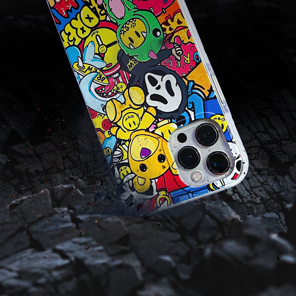Ốp lưng iphone chống sốc Drew Sticker 7 plus/8 plus/X/Xs/XR/Xs max/11/11 pro max/12/12 pro max phụ kiện điện thoại MCASE | BigBuy360 - bigbuy360.vn
