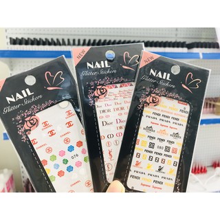 Sticker thương hiệu  Sticker trang trí móng