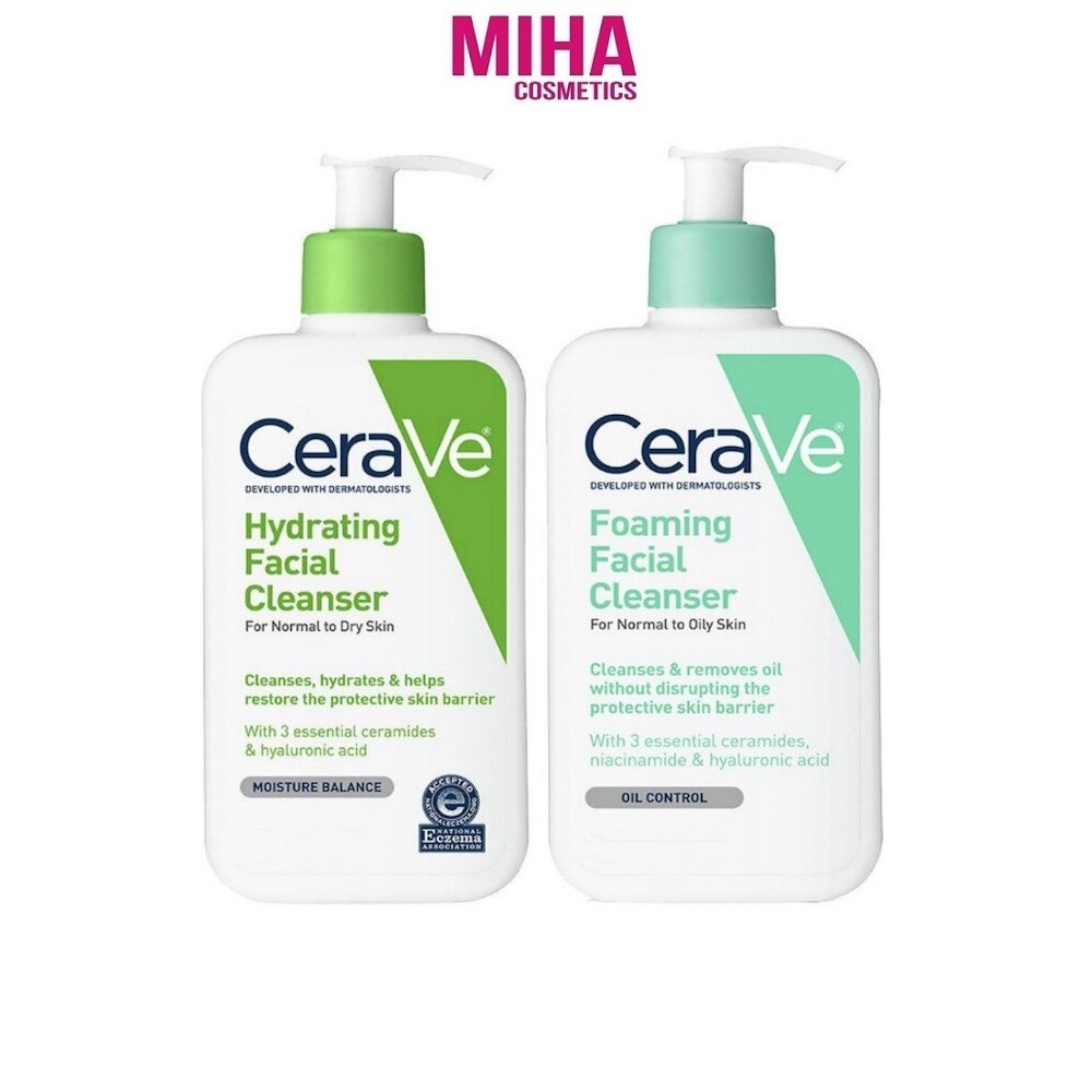 Sữa Rửa Mặt Dịu Nhẹ CeraVe Foaming Facial Cleanser USA