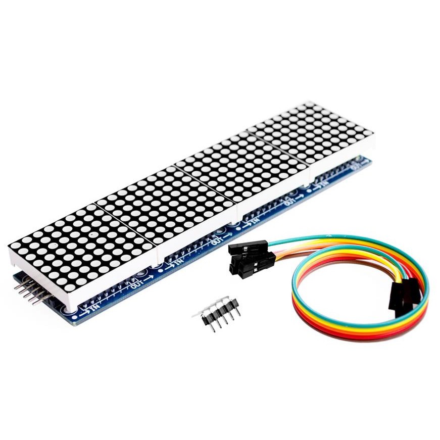 Ma trận điểm Module LED Matrix MAX7219 x4