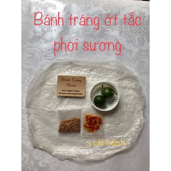Bánh tráng ớt tắc siêu cay ( phơi sương)