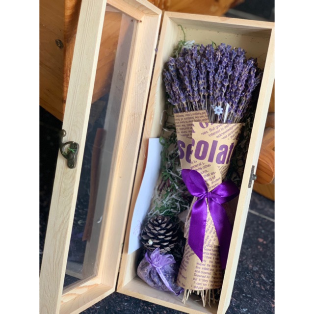 Hộp quà hoa lavender