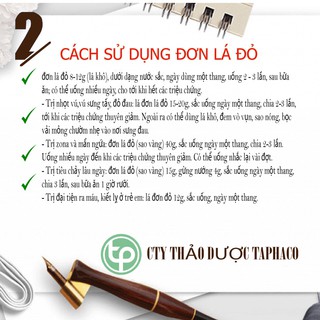 Lá đơn đỏ khô - Thảo dược Tấn Phát