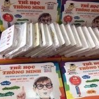 Bộ thẻ học gồm 16 chủ đề 416 thẻ flashcards cho bé