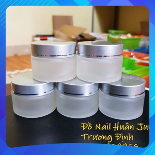 Hũ đựng liquid nắp bạc