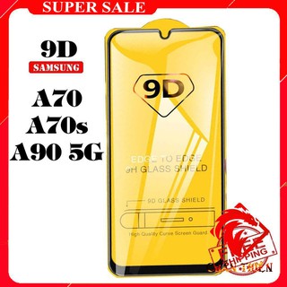 Kính cường lực samsung A70/ A70s/ A90 5G 9D FULL MÀN [FM]