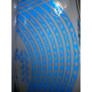 Decal dán vành xe yamaha phản quang 1 bộ 2 bánh xe