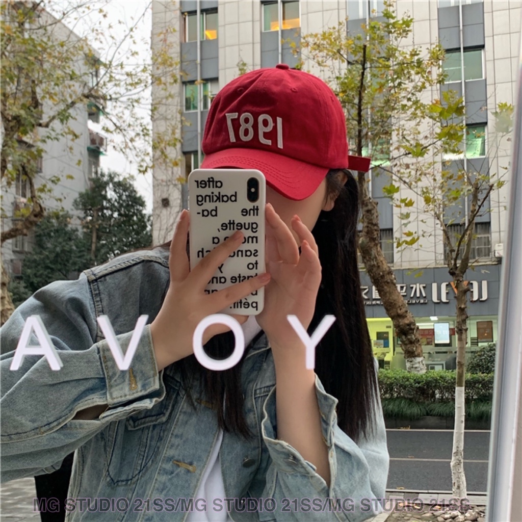 Nón lưỡi trai MG STUDIO mềm mại phong cách Hàn Quốc thời trang xuân hè 2022
