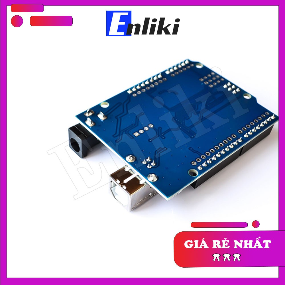 Kit arduino Uno R3 SMD chip dán cùng Cáp USB